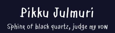 Pikku Julmuri by Juha Korhonen — Script Handwritten Font — thumbnail 2
