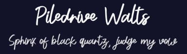 Piledrive Walts by Yofi Aprilla — Script Handwritten Font — thumbnail 2