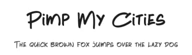Pimp My Cities by Fontherapy — Script Handwritten Font — thumbnail 1