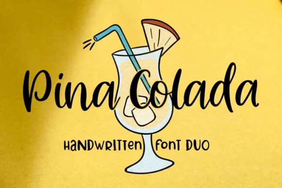 Pina Colada Font by Pasha Larin — Script Handwritten Font