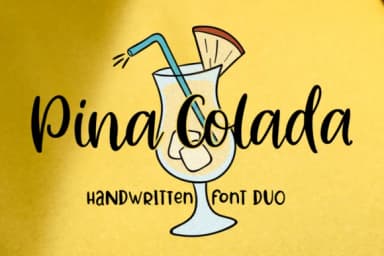 Pina Colada Font by Pasha Larin — Script Handwritten Font — thumbnail 1