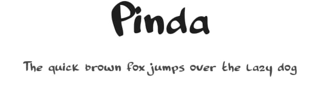 Pinda by Samyuli — Script Handwritten Font
