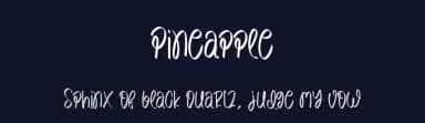 Pineapple by Micro Andi — Script Handwritten Font — thumbnail 2