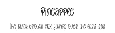 Pineapple by Micro Andi — Script Handwritten Font — thumbnail 1