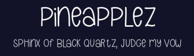 Pineapplez by Emylia Maratta — Script Handwritten Font — thumbnail 2