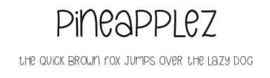 Pineapplez by Emylia Maratta — Script Handwritten Font — thumbnail 1