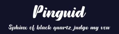 Pinguid by Nur Solikh — Script Handwritten Font — thumbnail 2