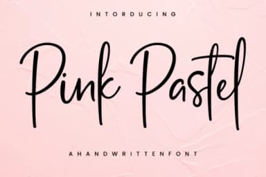 Pink Pastel Font by RasdiType — Script Handwritten Font — thumbnail 1