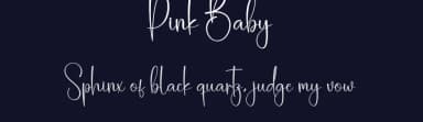 Pink Baby by Scratchones — Script Handwritten Font — thumbnail 2
