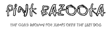 Pink Bazooka by Juha Korhonen — Script Handwritten Font — thumbnail 1