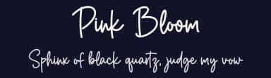 Pink Bloom by Graphix Line Studio — Script Handwritten Font — thumbnail 2