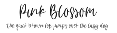 Pink Blossom by NJ Studio — Script Handwritten Font — thumbnail 1