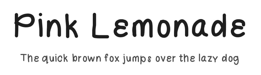 Pink Lemonade by Ivet Ramirez — Script Handwritten Font