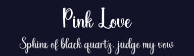 Pink Love by FreshtypeINK — Script Handwritten Font — thumbnail 2