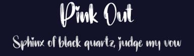 Pink Out by Scratchones — Script Handwritten Font — thumbnail 2