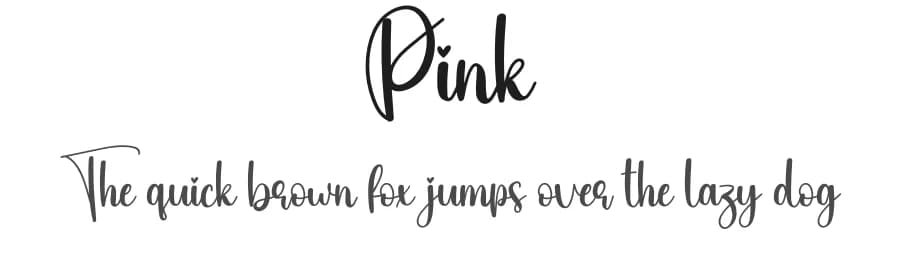 Pink by Scratchones — Script Handwritten Font