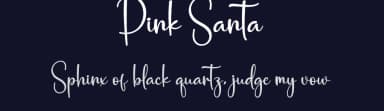 Pink Santa by Scratchones — Script Handwritten Font — thumbnail 2