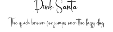 Pink Santa by Scratchones — Script Handwritten Font — thumbnail 1