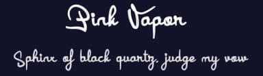 Pink Vapor by Qkila — Script Handwritten Font — thumbnail 2
