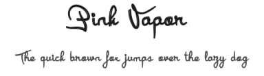 Pink Vapor by Qkila — Script Handwritten Font — thumbnail 1