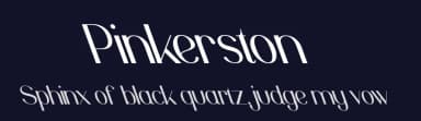 Pinkerston by Kong Font — Sans Serif Font — thumbnail 2