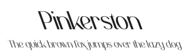 Pinkerston by Kong Font — Sans Serif Font — thumbnail 1