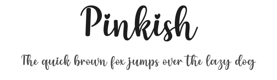 Pinkish by Danar Nugroho — Script Handwritten Font