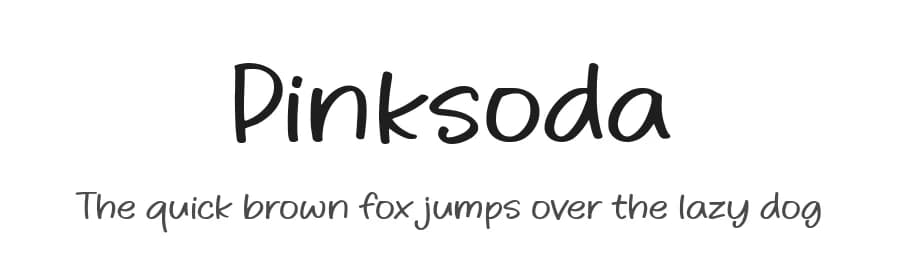 Pinksoda by Balpirick Studio — Script Handwritten Font