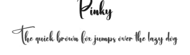 Pinky by Scratchones — Script Handwritten Font — thumbnail 1