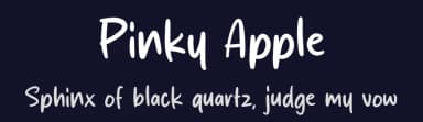 Pinky Apple by MJType — Script Handwritten Font — thumbnail 2
