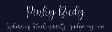 Pinky Budy by AV Type — Script Handwritten Font — thumbnail 2