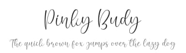 Pinky Budy by AV Type — Script Handwritten Font — thumbnail 1