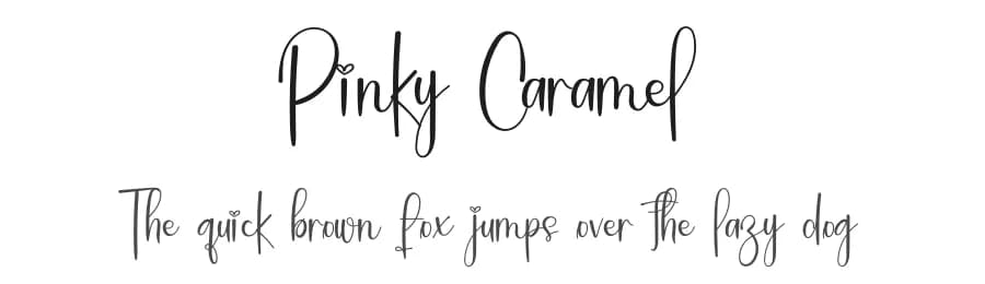 Pinky Caramel by Inermedia Studio — Script Handwritten Font