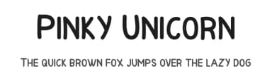 Pinky Unicorn by Graphicxell — Script Handwritten Font — thumbnail 1