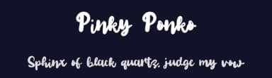 Pinky Ponko by Pustudio — Script Handwritten Font — thumbnail 2