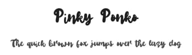 Pinky Ponko by Pustudio — Script Handwritten Font — thumbnail 1