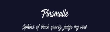 Pinsmalle by Letterhend Studio — Script Handwritten Font — thumbnail 2