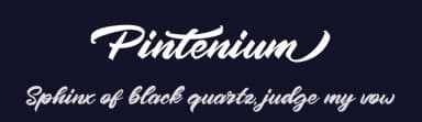 Pintenium by FHFont — Script Handwritten Font — thumbnail 2