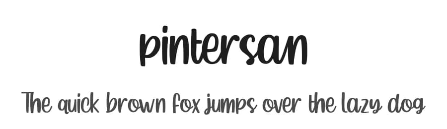 Pintersan by Garisman Studio — Script Handwritten Font