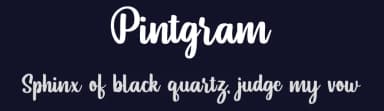 Pintgram by Alit Design — Script Handwritten Font — thumbnail 2