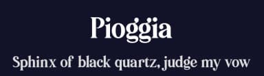 Pioggia by Twicolabs Fontdation — Serif Font — thumbnail 2