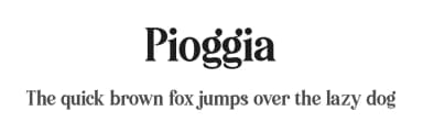 Pioggia by Twicolabs Fontdation — Serif Font — thumbnail 1