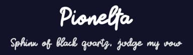 Pionelta by Pnaj Lab — Script Handwritten Font — thumbnail 2