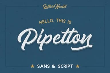 Pipetton Font by letterhend — Script Handwritten Font — thumbnail 1