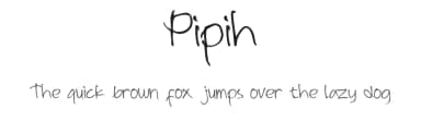 Pipih by Growonk — Script Handwritten Font — thumbnail 1