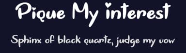 Pique My Interest by Misti's Fonts — Script Handwritten Font — thumbnail 2