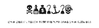 Piratas by Woodcutter — Dingbats Font — thumbnail 1