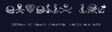 Pirates Two by Intellecta Design — Dingbats Font — thumbnail 2