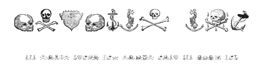 Pirates Two by Intellecta Design — Dingbats Font