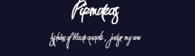Pirmokas by roci — Script Handwritten Font — thumbnail 2